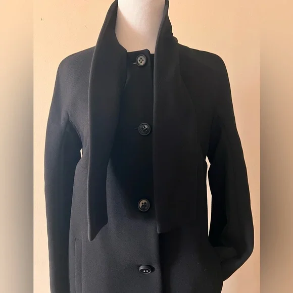 Vintage Moschino Cheap and chic Black Coat Italy size 40 US 6 - Picture 4 of 14